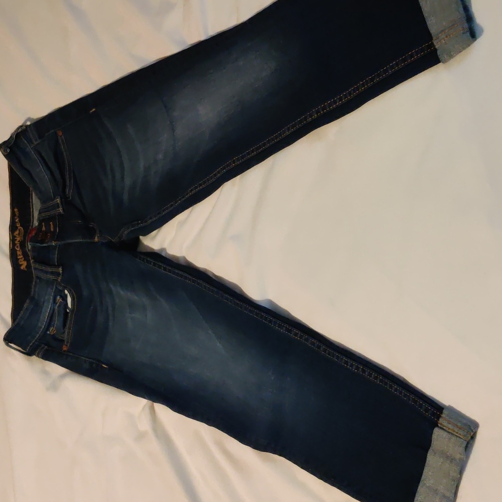 Cropped skinny leg jeans